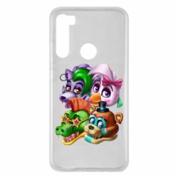 Чехол для Xiaomi Redmi Note 8 Персонажи FNAF - PrintSalon