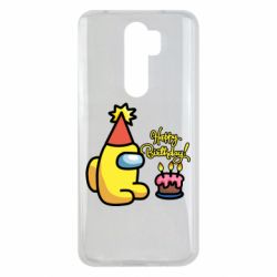 Чохол для Xiaomi Redmi Note 8 Pro Among Us Happy Birthday - PrintSalon