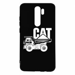 Чехол для Xiaomi Redmi Note 8 Pro CAT logo and truck - PrintSalon