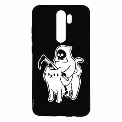 Чохол для Xiaomi Redmi Note 8 Pro Death and cat - PrintSalon