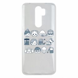 Чехол для Xiaomi Redmi Note 8 Pro Doctor who icons - PrintSalon