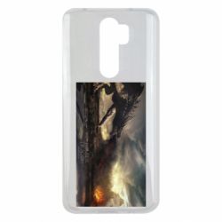 Чохол для Xiaomi Redmi Note 8 Pro Дракон арт - PrintSalon