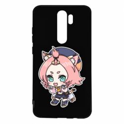 Чехол для Xiaomi Redmi Note 8 Pro Genshin Impact chibi Diona - PrintSalon