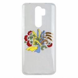 Чохол для Xiaomi Redmi Note 8 Pro Герб колоски і калина - PrintSalon