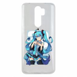 Чехол для Xiaomi Redmi Note 8 Pro Hatsune Miku art - PrintSalon