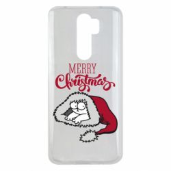 Чехол для Xiaomi Redmi Note 8 Pro Кот саймона рождество - PrintSalon