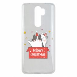 Чехол для Xiaomi Redmi Note 8 Pro Meowy Christmas ( present box ) - PrintSalon