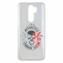 Чехол для Xiaomi Redmi Note 8 Pro Moto skull - PrintSalon