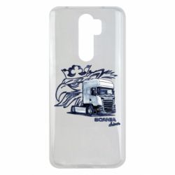 Чехол для Xiaomi Redmi Note 8 Pro Scania watercolor art - PrintSalon