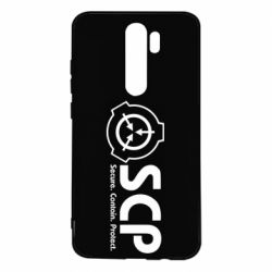 Чохол для Xiaomi Redmi Note 8 Pro SCP logo text - PrintSalon