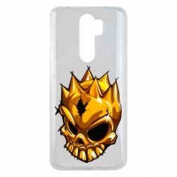 Чехол для Xiaomi Redmi Note 8 Pro Standoff - Gold Skull - PrintSalon