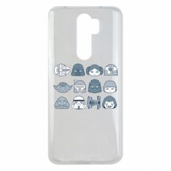 Чехол для Xiaomi Redmi Note 8 Pro Star wars icons - PrintSalon