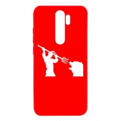 Чехол для Xiaomi Redmi Note 8 Pro Тризубом по морде - PrintSalon