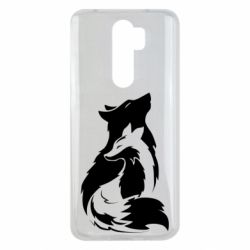 Чехол для Xiaomi Redmi Note 8 Pro Wolf And Fox - PrintSalon