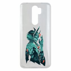 Чехол для Xiaomi Redmi Note 8 Pro Xiao silhouette - PrintSalon