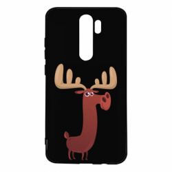 Чехол для Xiaomi Redmi Note 8 Pro Забавный олень - PrintSalon