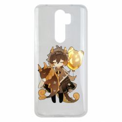 Чехол для Xiaomi Redmi Note 8 Pro Zhongli with baloon - PrintSalon