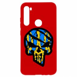 Чохол для Xiaomi Redmi Note 8 Punisher Coat of arms of Ukraine - PrintSalon