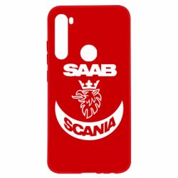 Чехол для Xiaomi Redmi Note 8 Scania SAAB logo - PrintSalon