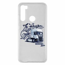 Чехол для Xiaomi Redmi Note 8 Scania watercolor art - PrintSalon