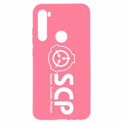 Чохол для Xiaomi Redmi Note 8 SCP logo text - PrintSalon