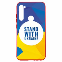Чохол для Xiaomi Redmi Note 8 Stand with UKRAINE geometric - PrintSalon