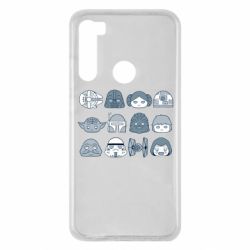 Чехол для Xiaomi Redmi Note 8 Star wars icons - PrintSalon