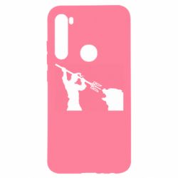 Чехол для Xiaomi Redmi Note 8 Тризубом по морде - PrintSalon