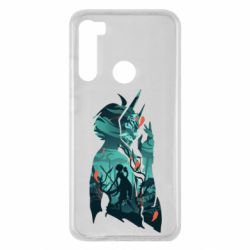 Чехол для Xiaomi Redmi Note 8 Xiao silhouette - PrintSalon