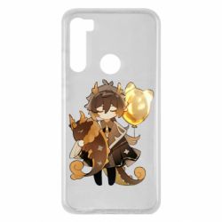 Чехол для Xiaomi Redmi Note 8 Zhongli with baloon - PrintSalon