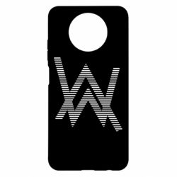 Чехол для Xiaomi Redmi Note 9 5G/Redmi Note 9T Alan Walker logo stripes-PrintSalon Чехол для Xiaomi Redmi Note 9 5G/Redmi Note 9T Alan Walker logo stripes