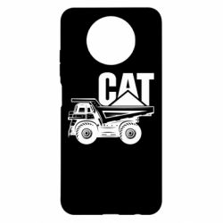 Чехол для Xiaomi Redmi Note 9 5G/Redmi Note 9T CAT logo and truck - PrintSalon