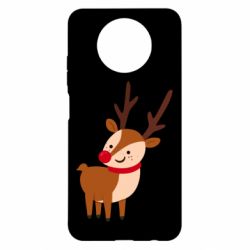 Чехол для Xiaomi Redmi Note 9 5G/Redmi Note 9T Deer with red nose - PrintSalon