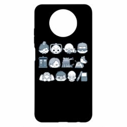 Чехол для Xiaomi Redmi Note 9 5G/Redmi Note 9T Doctor who icons