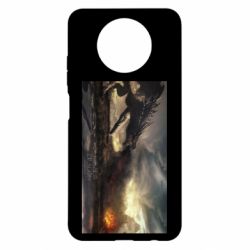 Чехол для Xiaomi Redmi Note 9 5G/Redmi Note 9T Дракон арт