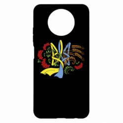 Чохол для Xiaomi Redmi Note 9 5G/Redmi Note 9T Герб колоски і калина - PrintSalon