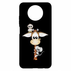 Чехол для Xiaomi Redmi Note 9 5G/Redmi Note 9T Giraffe Owl and Mouse - PrintSalon