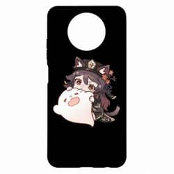 Чехол для Xiaomi Redmi Note 9 5G/Redmi Note 9T Hu Tao cat