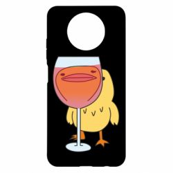 Чехол для Xiaomi Redmi Note 9 5G/Redmi Note 9T Качка і келих вина - PrintSalon