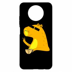 Чехол для Xiaomi Redmi Note 9 5G/Redmi Note 9T Капибара Программист - PrintSalon