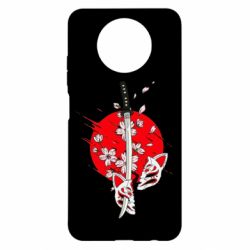 Чехол для Xiaomi Redmi Note 9 5G/Redmi Note 9T katana in sakura