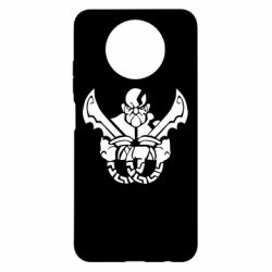 Чехол для Xiaomi Redmi Note 9 5G/Redmi Note 9T Kratos silhouette - PrintSalon