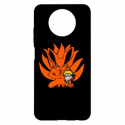 Чехол для Xiaomi Redmi Note 9 5G/Redmi Note 9T Kurama And Naruto-PrintSalon Чехол для Xiaomi Redmi Note 9 5G/Redmi Note 9T Kurama And Naruto