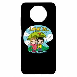 Чехол для Xiaomi Redmi Note 9 5G/Redmi Note 9T Love is ... in the rain - PrintSalon