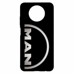 Чехол для Xiaomi Redmi Note 9 5G/Redmi Note 9T Man metallic logo - PrintSalon