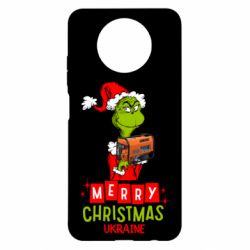 Чехол для Xiaomi Redmi Note 9 5G/Redmi Note 9T Merry Christmas Ukraine-Grinch and Generator