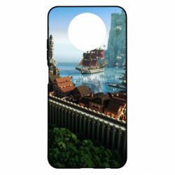 Чехол для Xiaomi Redmi Note 9 5G/Redmi Note 9T Minecraft beautiful town - PrintSalon