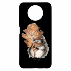 Чехол для Xiaomi Redmi Note 9 5G/Redmi Note 9T Осенний ежик - PrintSalon