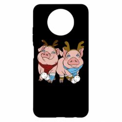 Чехол для Xiaomi Redmi Note 9 5G/Redmi Note 9T Pigs - PrintSalon