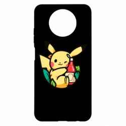 Чехол для Xiaomi Redmi Note 9 5G/Redmi Note 9T Pikachu with ketchup - PrintSalon